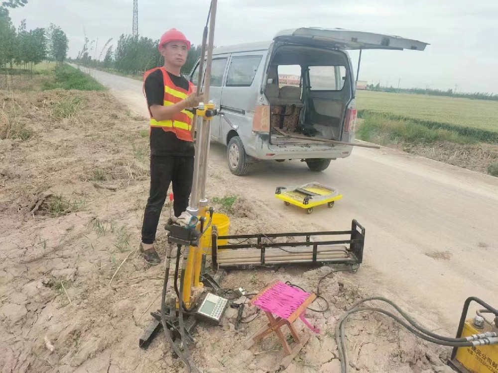 便攜式液壓靜探機在線路項目測試